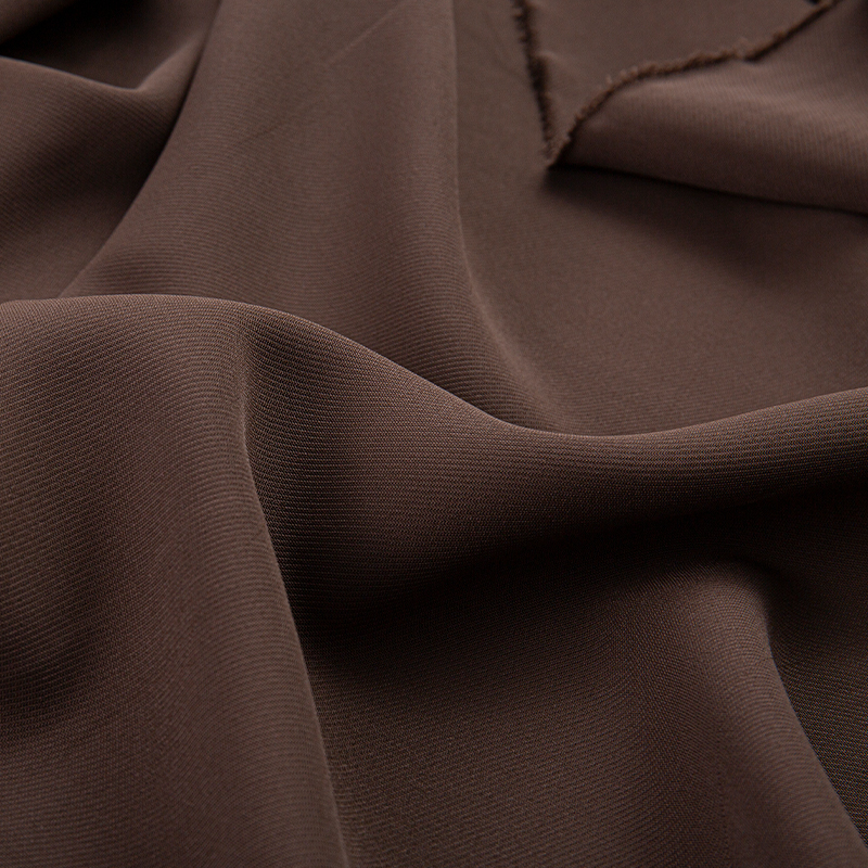 HY297 Dark brown 260GSM 150D matte filament four-sided stretch double-layer fabric polyester 4 way stretch fabric for swimwear