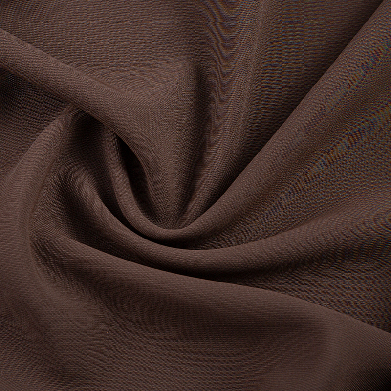 HY297 Tmavě hnědá 260GSM 150D matná čtyřstranná strečová dvouvrstvá tkanina polyester 4směrně strečová tkanina na plavky