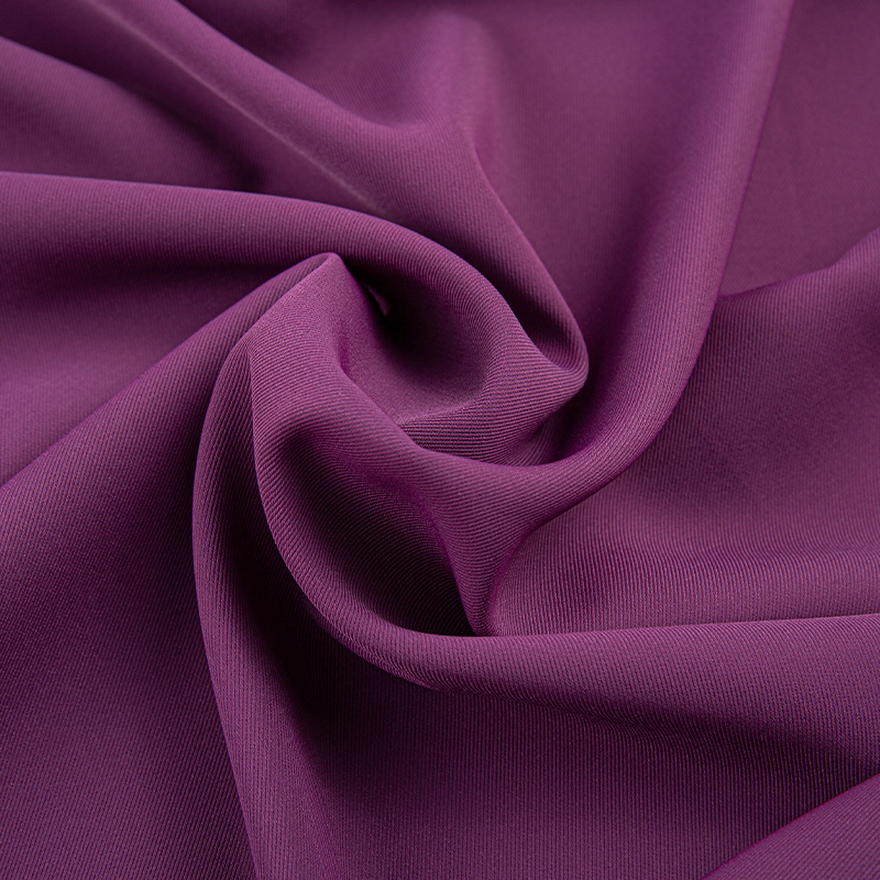 Hedvábná tkanina HY325 260GSM Purple SPH Morgan pro špičkovou módu a lehké luxusní kalhoty