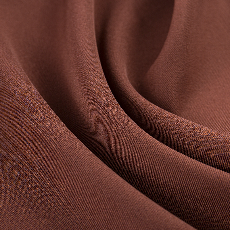 HY253 Brown Čistý britský kepr čtyřsměrně strečový směsový spandex